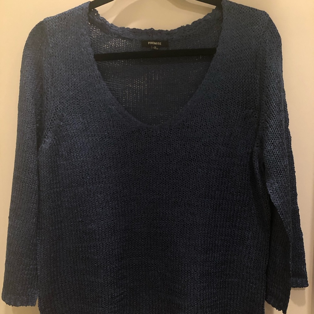 Silk 3/4 Sleeve Sweater